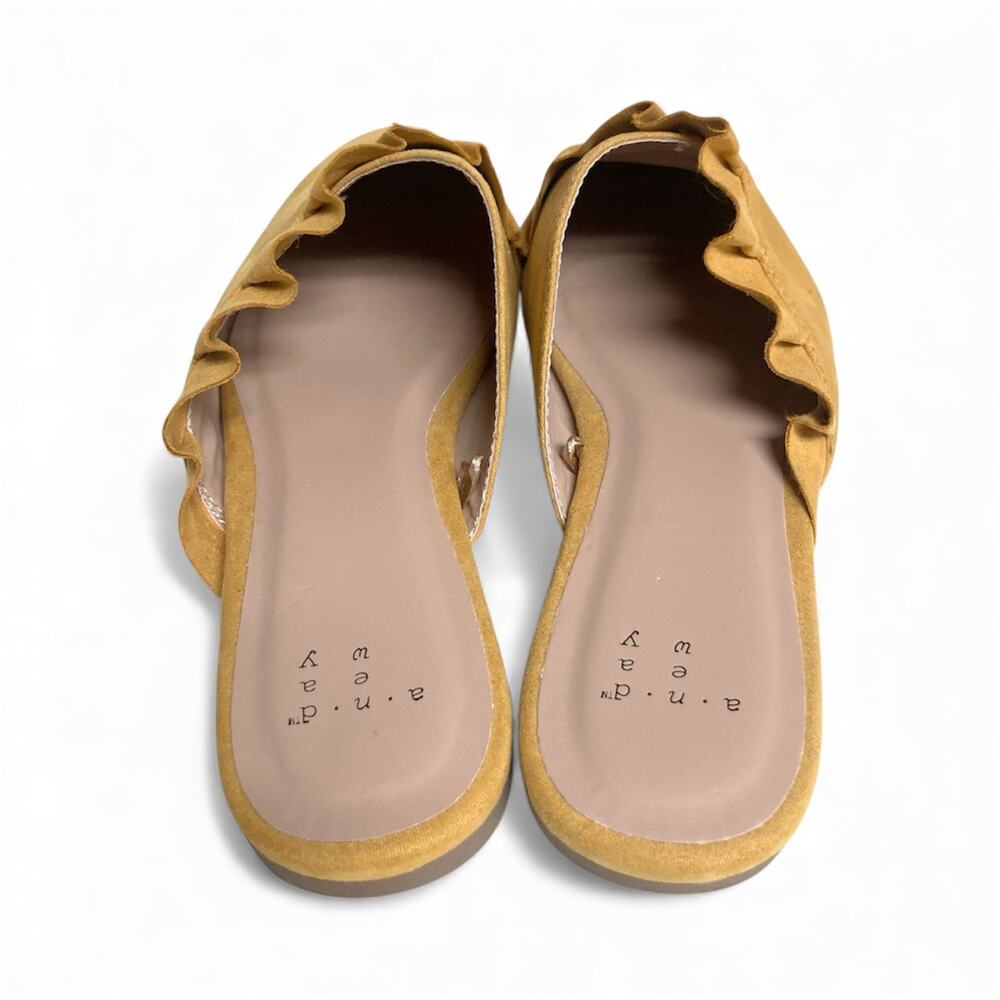a new day Mustard Yellow Braided Slip-On Flats - Picture 4 of 11